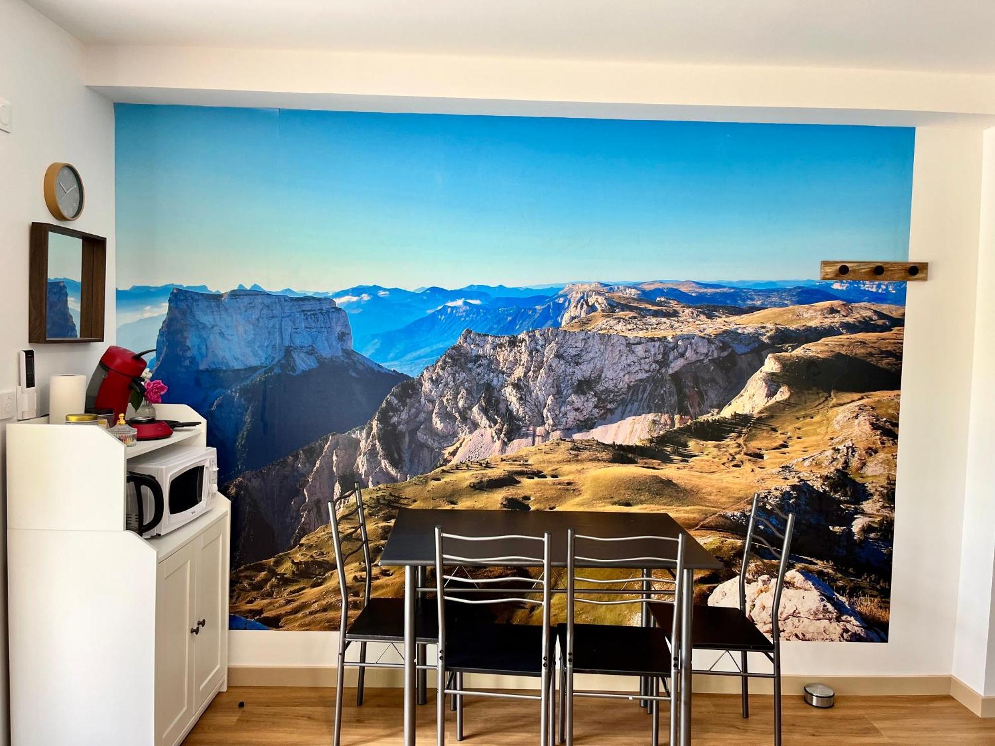 L'Escapade Dauphinoise, Gite 2 Chambres Avec Terrasse Et Clim Beaucroissant Exterior foto
